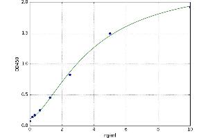 A typical standard curve
