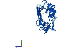 AlphaFold protein structure predicition of Human Recombinant ANP32D Protein, UniprotID O95626