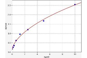 Typical standard curve