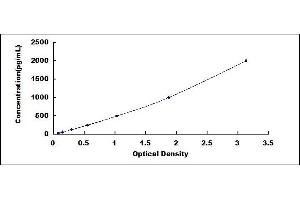 Typical standard curve (Monoamine Oxidase B Kit ELISA)