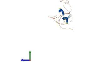 AlphaFold protein structure predicition of Mouse Recombinant Krt5 Protein, UniprotID Q922U2