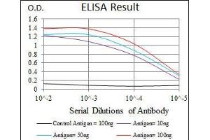 Black line: Control Antigen (100 ng), Purple line: Antigen(10 ng), Blue line: Antigen (50 ng), Red line: Antigen (100 ng),