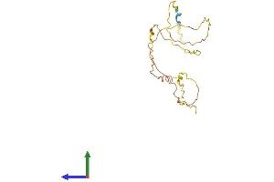 AlphaFold protein structure predicition of Human Recombinant C20orf203 Protein, UniprotID Q8NBC4