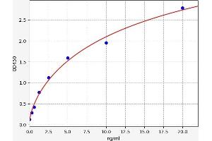 Typical standard curve (GARS Kit ELISA)