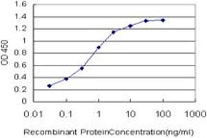Detection limit for recombinant GST tagged COP1 is approximately 0.