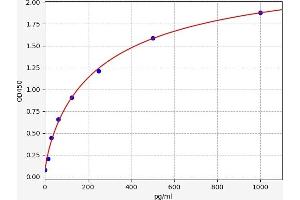 Typical standard curve (REG3A Kit ELISA)