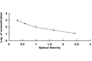 Typical standard curve