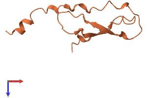 AlphaFold protein structure predicition of Mouse Recombinant Sprr2a3 Protein, UniprotID Q4KL71