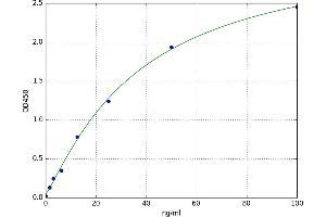 A typical standard curve (NGFR Kit ELISA)