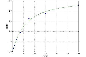 A typical standard curve
