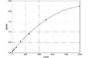 A typical standard curve