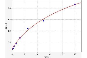 Typical standard curve (PPIL5 Kit ELISA)