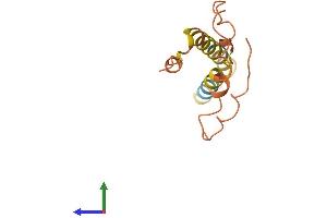 AlphaFold protein structure predicition of Mouse Recombinant Prr9 Protein, UniprotID Q8BV84
