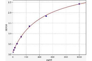 Typical standard curve (FOLR2 Kit ELISA)