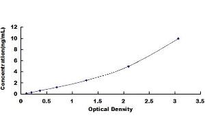 Typical standard curve (UBR1 Kit ELISA)