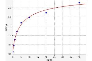 Typical standard curve (CD28 Kit ELISA)