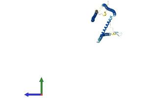 AlphaFold protein structure predicition of Mouse Recombinant Cfap53 Protein, UniprotID Q9D439