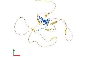 AlphaFold protein structure predicition of Human Recombinant SOX17 Protein, UniprotID Q9H6I2