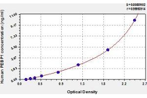 Typical Standard Curve (PEBP1 Kit ELISA)
