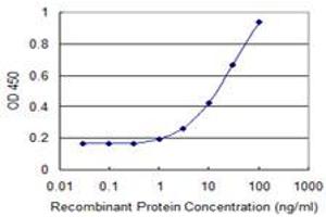 Detection limit for recombinant GST tagged PDGFD is 0.