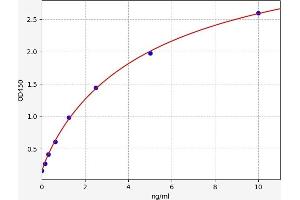 Typical standard curve (BANP Kit ELISA)