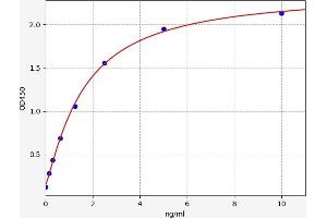 Typical standard curve (Keratin 2 Kit ELISA)