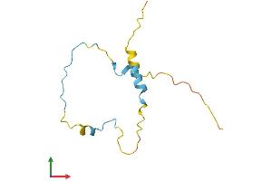 AlphaFold protein structure predicition of Human Recombinant LBH Protein, UniprotID Q53QV2
