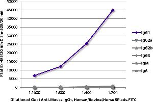 Goat anti-Mouse IgG1 antibody (FITC) - Preadsorbed