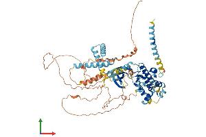 AlphaFold protein structure predicition of Mouse Recombinant Eif2ak1 Protein, UniprotID Q9Z2R9