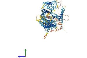 AlphaFold protein structure predicition of Mouse Recombinant Snx13 Protein, UniprotID Q6PHS6