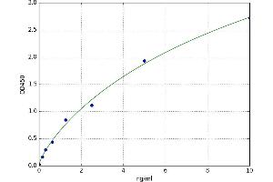 A typical standard curve