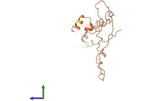 AlphaFold protein structure predicition of Human Recombinant KRTAP9-7 Protein, UniprotID A8MTY7