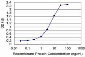 Detection limit for recombinant GST tagged SYN1 is approximately 0.