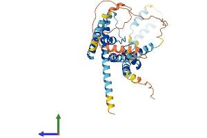 AlphaFold protein structure predicition of Human Recombinant KCNK18 Protein, UniprotID Q7Z418