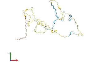 AlphaFold protein structure predicition of Mouse Recombinant Stpg1 Protein, UniprotID Q9D2F5
