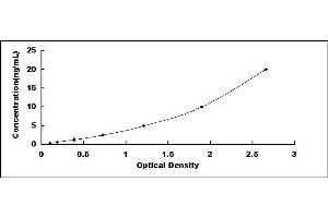 Typical standard curve