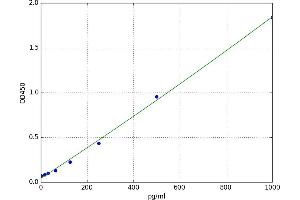 A typical standard curve