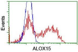 Flow Cytometry (FACS) image for anti-Arachidonate 15-Lipoxygenase (ALOX15) antibody (ABIN1496358) (ALOX15 anticorps)