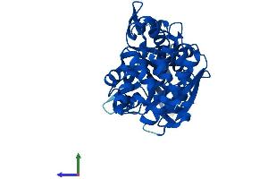 AlphaFold protein structure predicition of Human Recombinant GPD1L Protein, UniprotID Q8N335