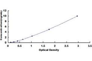 Typical standard curve (ATP5J Kit ELISA)
