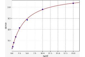 Typical standard curve (EIF3A Kit ELISA)