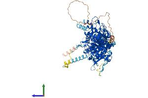 AlphaFold protein structure predicition of Mouse Recombinant Pla2g6 Protein, UniprotID P97819