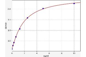 Typical standard curve