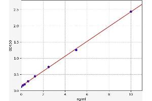 Typical standard curve (ARNT2 Kit ELISA)