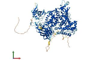 AlphaFold protein structure predicition of Mouse Recombinant Pik3cg Protein, UniprotID Q9JHG7
