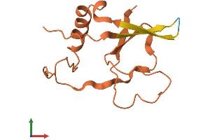 AlphaFold protein structure predicition of Human Recombinant LINC01619 Protein, UniprotID G3V211