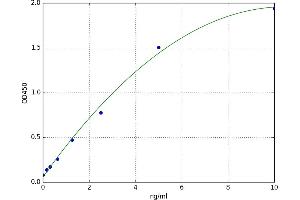 A typical standard curve (CYP26A1 Kit ELISA)