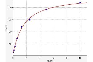 Typical standard curve (PCDHGA2 Kit ELISA)