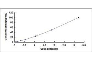 Typical standard curve (TLR6 Kit ELISA)