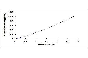 Typical standard curve